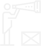 Icon of a person using a bullhorn