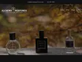 Alchemy Perfumes website homepage