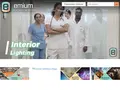 Emium website homepage