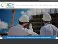Joy! Communications website homepage