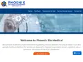 Phoenix Bio Medical website homepage