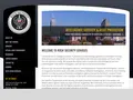 Rock Security Services website homepage