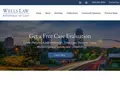 Wells Law website homepage