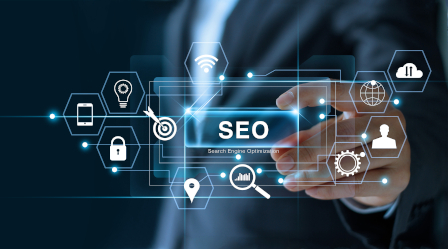 Ejemplo de diseño de sitio web para empresas de TI.