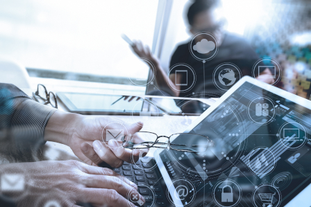 Ejemplo de diseño de sitio web para empresas de TI.