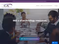 CA Communications website homepage