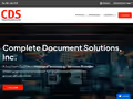 CDS (Complete Document Solutions) website homepage