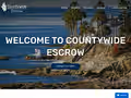 Countywide Escrow website homepage