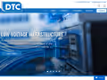 DTC website homepage