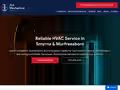 JLS HVAC website homepage
