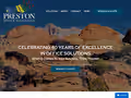 Preston Office Solutions website homepage