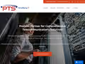 PTS website homepage