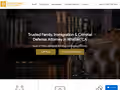 Villegas Law website homepage